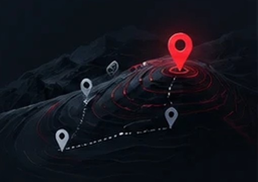 Mapa de mina con puntos de cobertura
