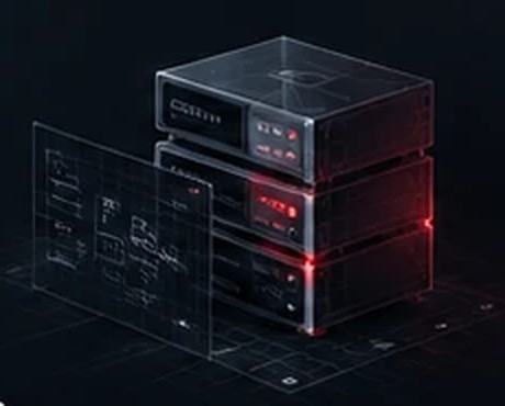 Equipo de red y planos de arquitectura